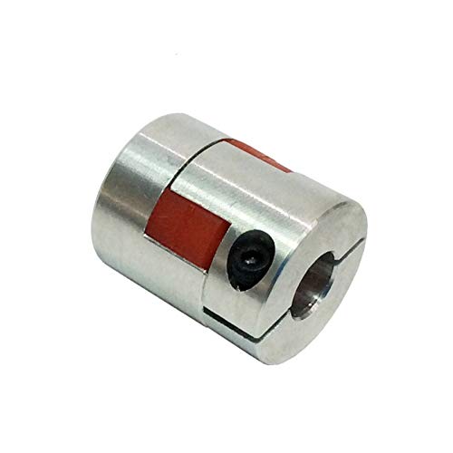 SUOFEILAIMU-PHONE CASE Metal Coupler Plum-Style Jaw Shaft Coupling D25 L30 Flexible Coupler Bore 5-10mm for Motor Connector (Inner Diameter : 5mmx10mm)