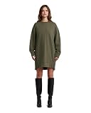 G-STAR Vestido de punto Biker Zip para Mujer, Verde (combat D27274-D705-723), M