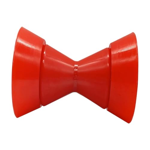 CHMIFTNX Boat Bow Trailer Roller Assembley 4 inch Safe Boat Trailer Bow Stop Roller(Red)