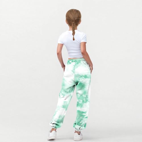 Girls Gradient Sweatpants High Waist Elastic Jogger Pants Kids Cinch Bottom Preppy Pants Trendy Drawstring Sweatpant2