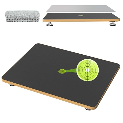 Image of Nelyrho Leveling Table for Epoxy Resin, 16''x 12'' Adjustable Precision Leveling Platform for Resinate, Epoxy Resin Accessories, Multipurpose Leveling Table (Grey)