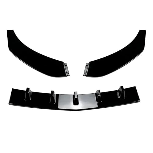 WYKRB Front Bumper Lip Splitter Compatible with Mercedes Benz CLA Class C117 CLA200 CLA220 CLA250 CLA45 AMG 2015-2018, Gloss Bla