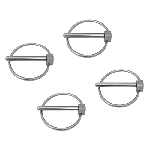 Dovewill 4Pcs Lynch Pins 4.0Mm Stainless Steel Boat Trailer Parts Tractor Parts 4Wd Truck Linch Pin #TOP3