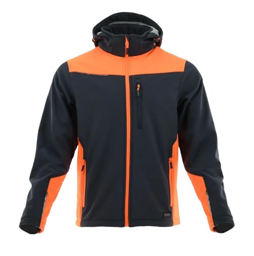 Veste softshell imperméable mi-saison homme femme veste à capuche amovible