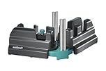 wolfcraft 2-in-1 Adjustable Mitre Box and Mitre Saw Jig, 100 mm - Angle Transfer from 85° to 180° for Skirting Boards and Mouldings - Made in Europe - 6948200