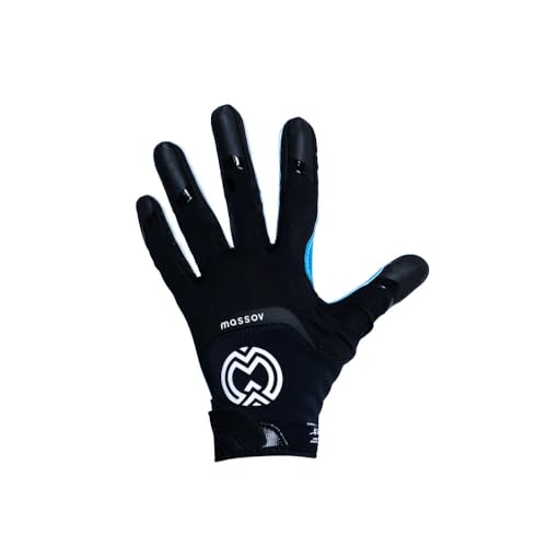 MASSOV EVO2 Women's Football Gloves - Sticky Lightweight Football Gloves with ProTac Palms, Mesh & 4D Sport Mesh for Elite Fit & Superior Breathability - Felix, Large