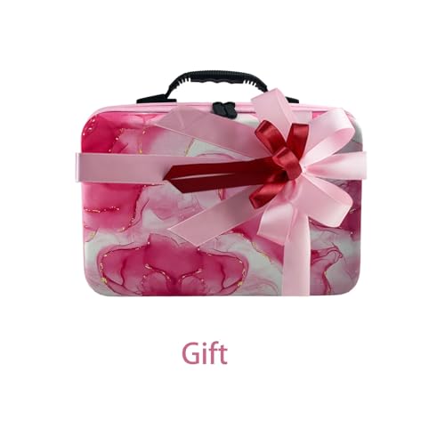 Image of 120 Slot Diamond Art Storage Box | Pink Bead Organizer Case with Drill Tools, Portable Craft Box, For 5D DIY Art Kits