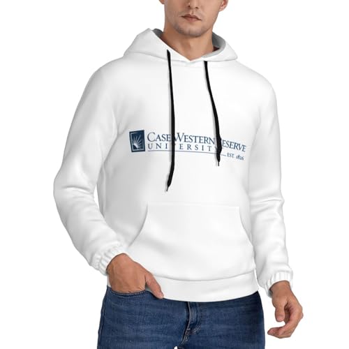 Case Western Reserve University Logo Men'S Hooded Fleece Sweatshirt Comfortable Men'S T-Shirt2