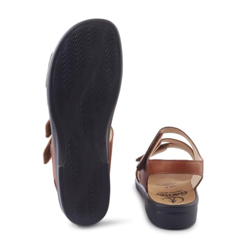 Sandale Ganter Sonnica-e marron 38.5 EU avec semelle ergonomique pour pieds étroits - 3