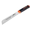 JORGENSEN Japanese Pull Saw, 7.25″ Hand Saw Single Edge, 17-TPI SK5 Flexible Blade Handsaws, Flush Cut Saw with Soft Grip Handle for Fine Woodworking & Fast, Precise Cuts
