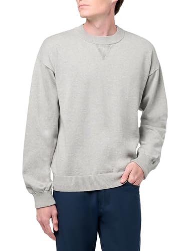 HUGO Pull en Coton col côtelé over vêtement mode homme tendance