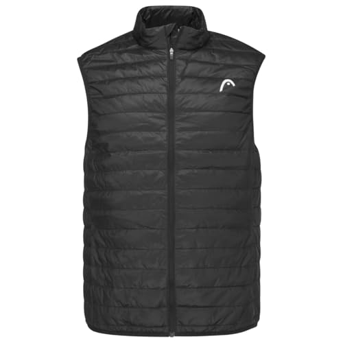 HEAD Club Lightweight Vest Men Black: chaleco deportivo transpirable y ligero para hombre