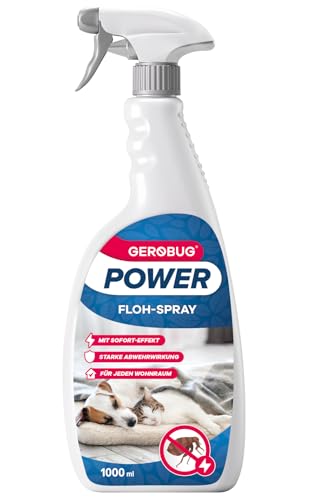 Gerobug Anti Floh-Spray 1 Liter - Flohspray für Wohnung und Möbel