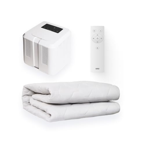 HydroSnooze colchoncillo con Agua para Enfriar/Calentar, Control de Temperatura 15℃~55℃, Ideal para Personas calurosas, tamaño EU Individual (90x200 cm)