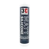 3C Sealants Matt Silicone Premium Matt Finish Sealant 300ml Matt Jasmine
