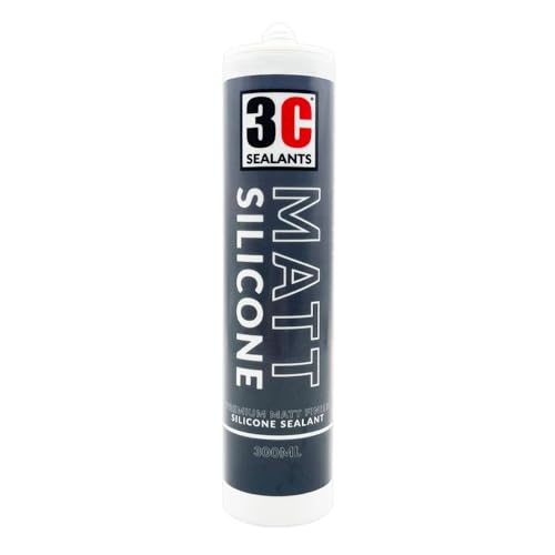 3C Sealants Matt Silicone Premium Matt Finish Sealant 300ml 
