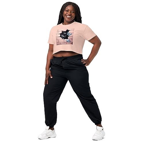 Crop top chat mignon pour éviter les hauts amples en été