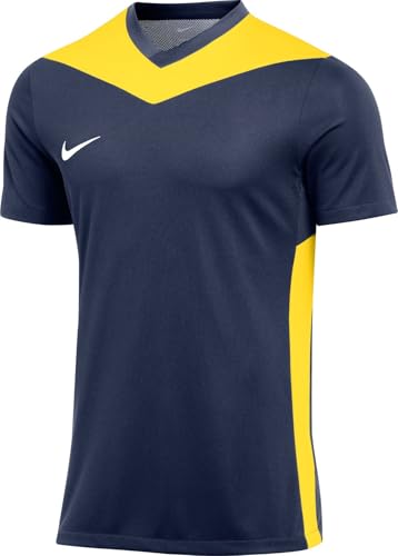Nike FD7430-410 M NK DF PRK DRB IV JSY SS Sweatshirt Hombre Midnight Navy/Tour Yellow/White Tamaño S