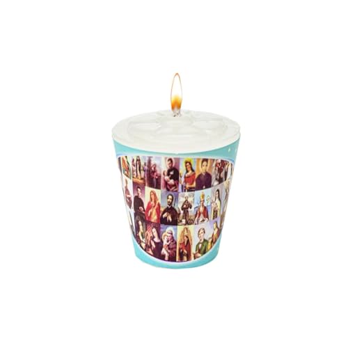 84 Pieces of White Votive Candles | Pure Paraffin | Replacement # 2 | Saints Cone | Ideal for all types of events and altars |