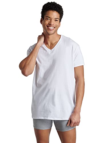 Image of Fruit of The Loom Men's Premium Tag-Free Cotton Undershirts (Regular and Big & Tall)