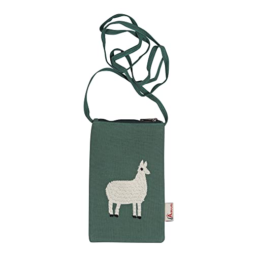 Aakrutii Womens Embroidery Cotton Small Cross-Body Phone Holder Handcrafted Environmental Friendly Design 6 Sling Bag (Green, White) (B09W2W6FZ2) Amazon Price History, Amazon Price Tracker