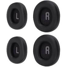 Replacement Ear Pads Fit, 2 Pair Soft Protein Leather Ear Cushions, Noise Isolation Replacement Earpads, for Tune 770NC 760NC and More