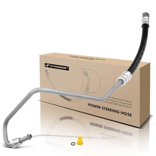 A-Premium Power Steering Hose Pressure Line Hose Assembly Compatible with Cadillac DTS 2006-2011 DeVille 2000-2005 Seville 2000-2004 V8 4.6L, only fits Hydraulic Brake Booster System