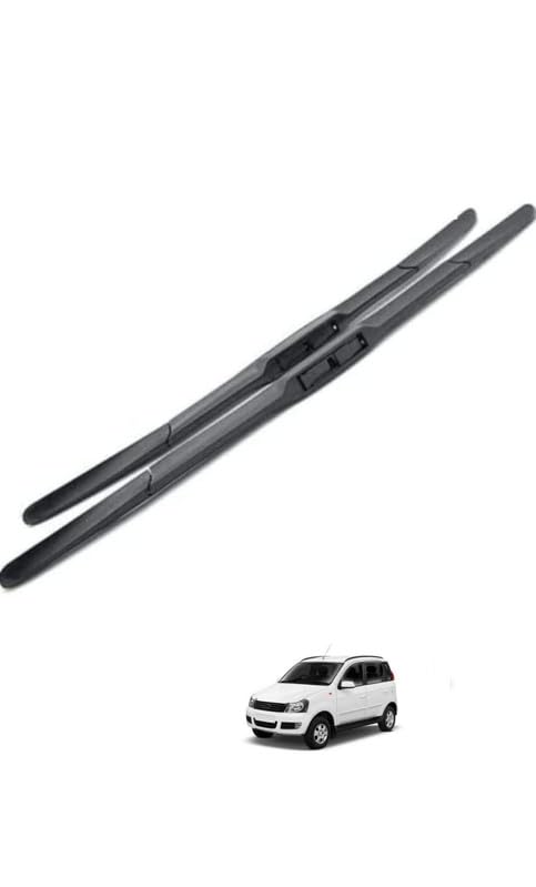 Image of AWB Front Hybrid Wiper Blades Compatible with Mahindra Quanto(Pack of 2)