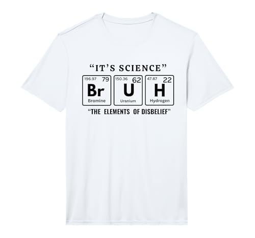It's Science Bruh Periodic Table of Elements Meme Nerdy Bro Performance T-Shirt