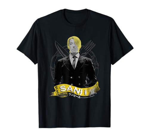 One Piece Sanji Live Action Straw Hat Pirates Cook Black Leg T-Shirt