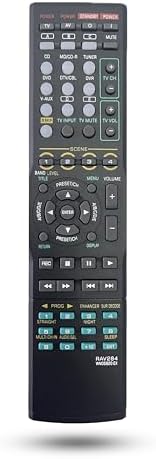 AULCMEET Telecomando Ricambio RAV34 WN46680EU Per Yamaha AV Receiver HTR-6130 RX-V363 RX-V365 RX-V463 YHT-797