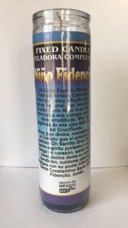 Nio Fidencio 7-Day Glass Candle Purple