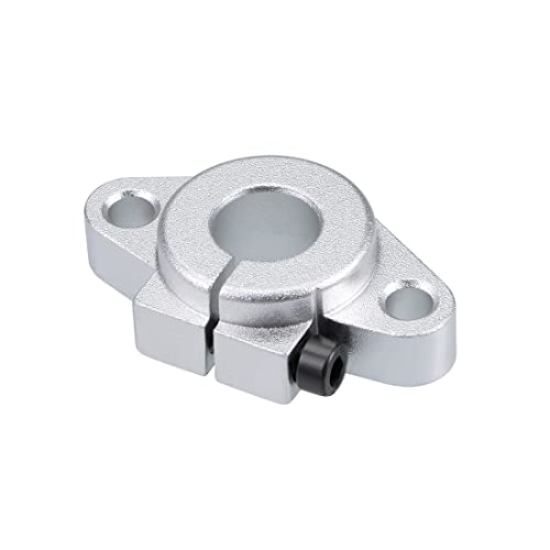Uxcell 12Mm Shaft Support Shf12 Flange Mount Linear Motion Slide Rail Guide Blocks For Cnc 3D Printer (Pack Of 2) #TOP3