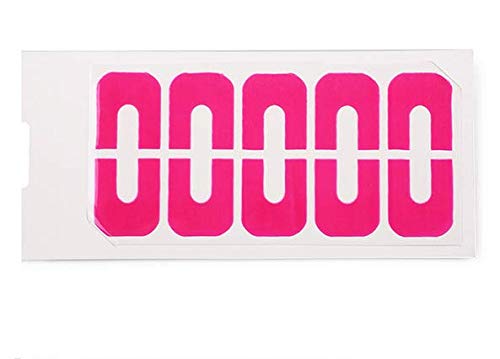 Woiwo 5 Pair(10Pcs) Nail Spill Proof Stickers,Disposable Peel Off Tapes Cuticle Guard Skin Barrier Protector #TOP29