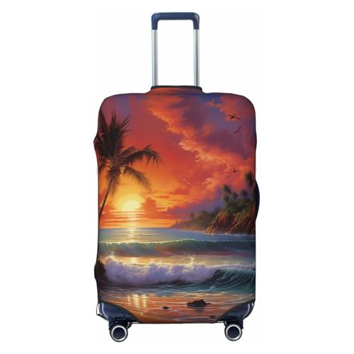 Housse de valise extensible anti-rayures pour bagage rigide et souple L