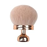 TEEKU Extra Large Body Makeup Brush For Leg & Bronzer Suncreen Applicator Inch Wide Foundation Oval With Drawstring Bag Gol Sponge (Rose Gold, One Size)