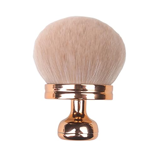 Brocha de maquillaje ovalada extra grande de 7,6 cm de ancho para base de cuerpo, para piernas, cuerpo y cara, cepillo Kabuki suave para bronceador líquido y polvo, protector solar, autobronceador