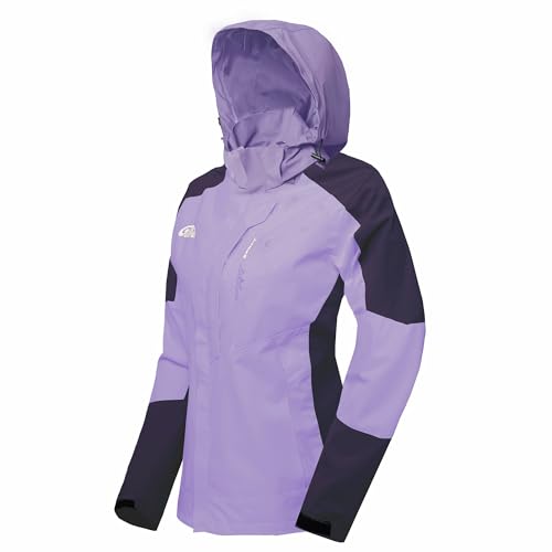 Women's Rain Jackets Waterproof with Hood Lightweight Rain Suit for Women Ladies Rain Coats Outdoor Windbreaker