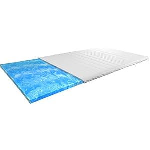 AM Qualitätsmatratzen – Gelschuim Topper 100 x 200cm met SG 50 – Zachte & aanpasbare matrastopper – Kwaliteit made in…