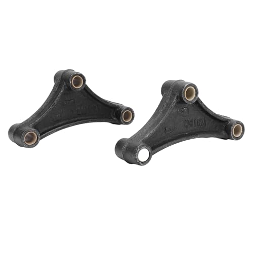 EQ 356 Trailer Leaf Spring Equalizer, 6.13in Double Eye Springs Equalizer para resortes de 1 3/4 pulgadas de ancho, de hierro fundido de alta resistencia con orificios para pernos de 9/16 pulgadas, equalizador curvo para viaje suave miniatura 4
