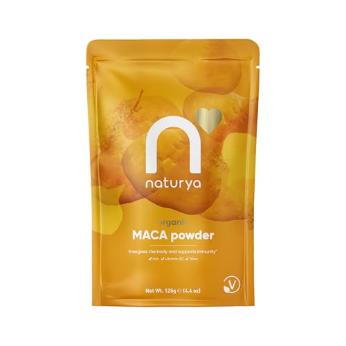 NATURYA Organic Maca Powder 125 g 1 Pack
