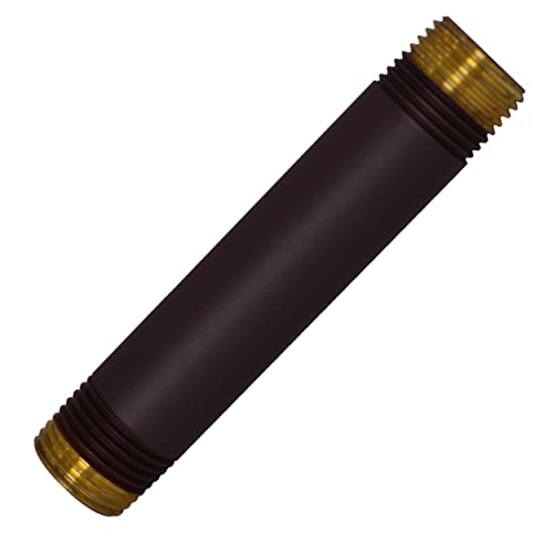 Westbrass A12104-12 ½” x 4" IPS Brass Pipe Nipple, Oil Rubbed Bronze by Westbrass - Used condition - US$28.70