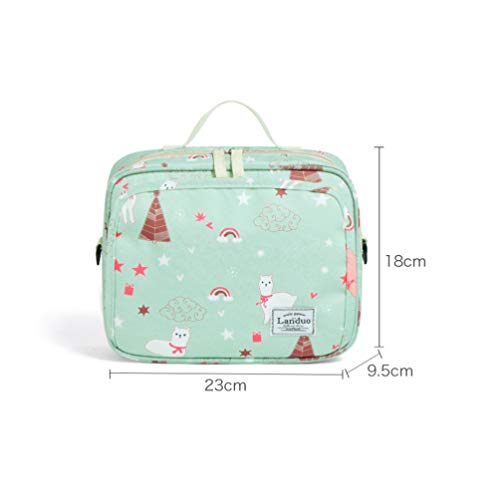 Toyvian Bolsa de Fraldas para BebÃª de Viagem Bolsa de Fralda de Tecido Oxford de Grande Capacidade