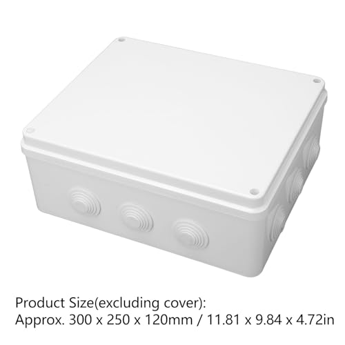Boîte de jonction électrique extérieure en ABS pour éclairage de jardin étanche - 7