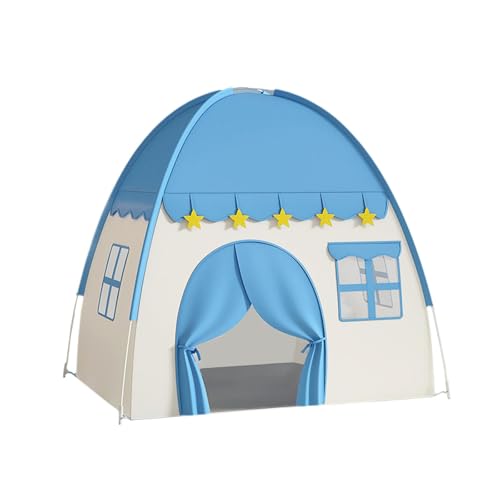 Tipi - Tienda de juegos con varias puertas para niños de 3 a 6 años, color azul