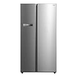 Cecotec Frigorifero Americano Side by Side Bolero Coolmarket Sbs 592 Inox. 592 Litri, 177,5 cm di altezza e 91 cm di larghezza, Basso consumo, Motore inverter, No Frost, Congelamento ultrarapido