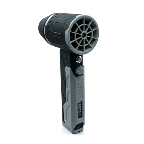 Spourita Ventilador Turbo, Conducto de 50 Mm, Ventilador de Chorro Sin Escobillas, Mecha, Turboventilador Violento, Soplador de Polvo, Plumero de Aire Comprimido, Soplado de Aire de Mano