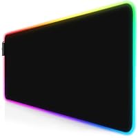 CSL-Computer – TITANWOLF - RGB Gaming Mauspad - LED Schreibtischunterlage -