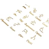 CALLARON Accesorios de Aleación para Proyectos Creativos de Joyería 24 Piezas Multicolor de Constelaciones, Materiales para Relleno Epoxi y Manualidades Resina UV