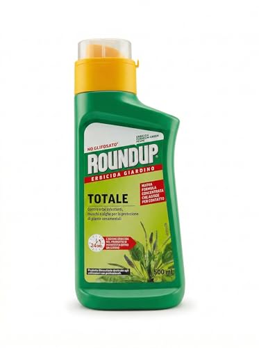 ROUNDUP Erbicida Giardino 500 ml Senza Glifosate Nuova Formula per Utilizzatori Non Professionali